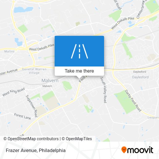 Mapa de Frazer Avenue