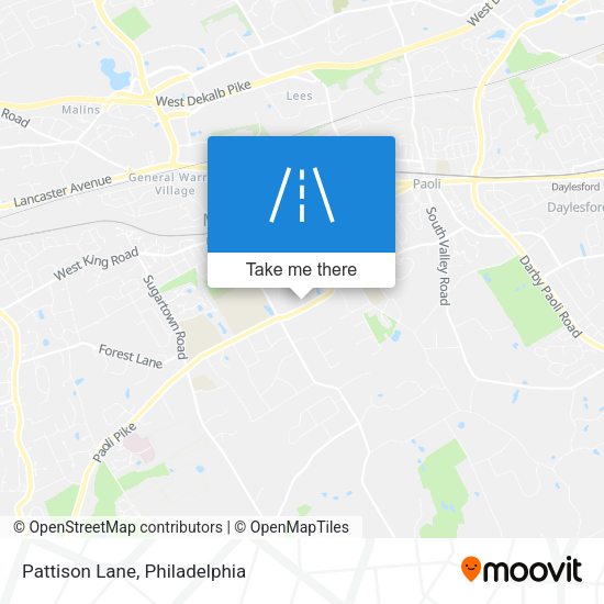Mapa de Pattison Lane