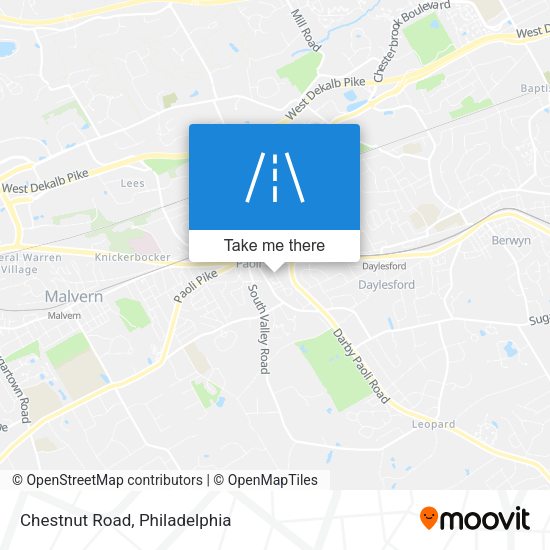 Mapa de Chestnut Road