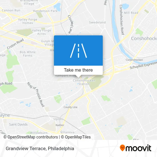 Grandview Terrace map