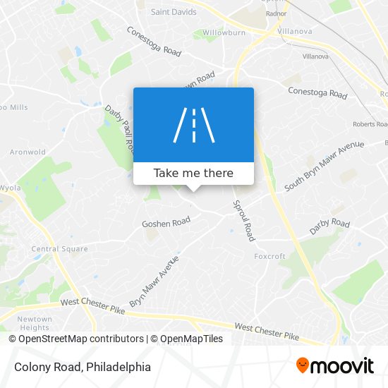 Mapa de Colony Road