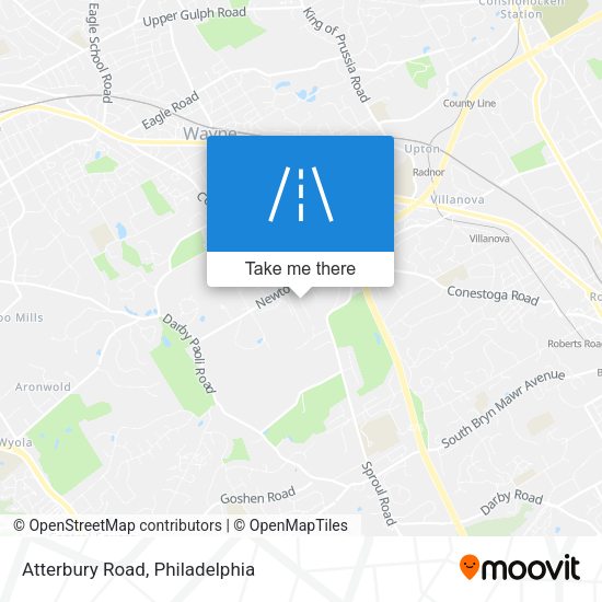Atterbury Road map