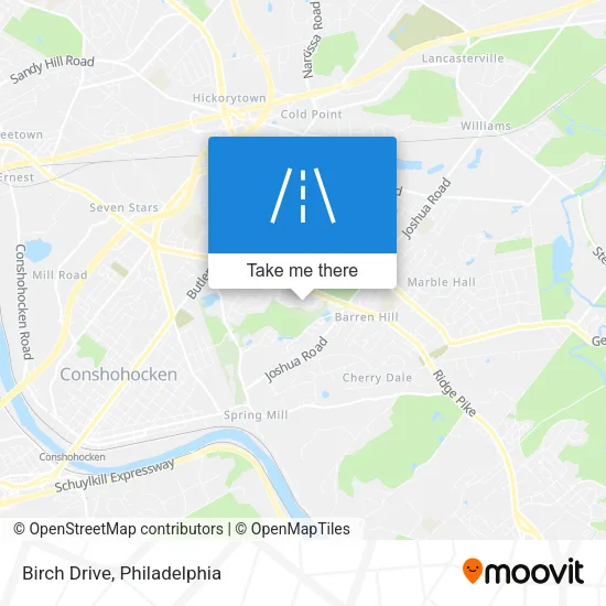 Mapa de Birch Drive