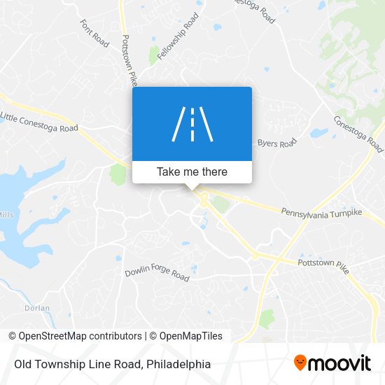 Mapa de Old Township Line Road