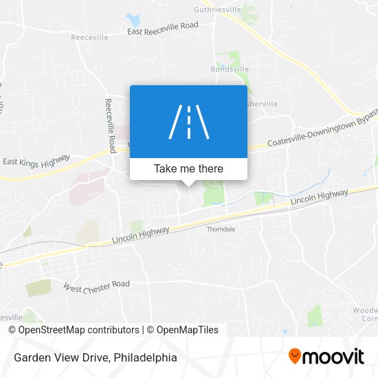 Garden View Drive map