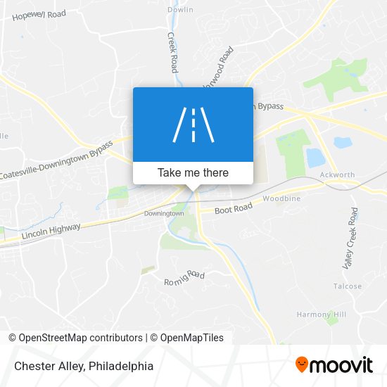 Chester Alley map