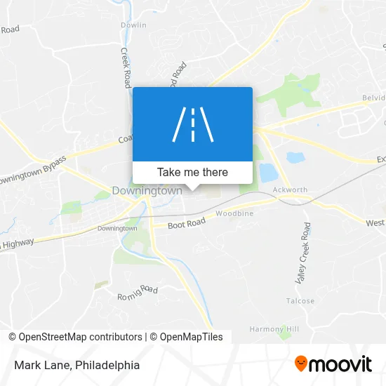 Mark Lane map