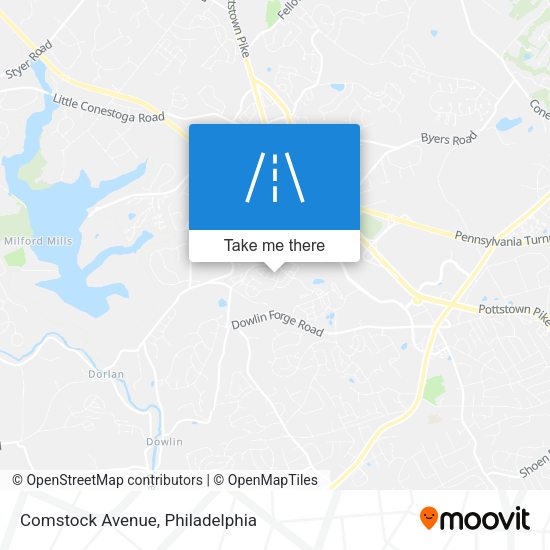 Mapa de Comstock Avenue