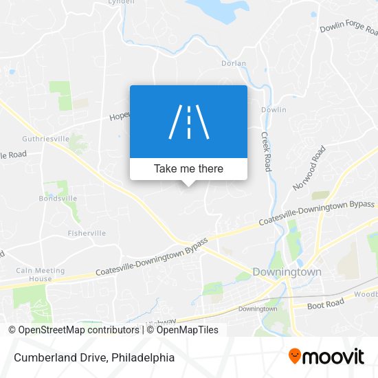 Cumberland Drive map