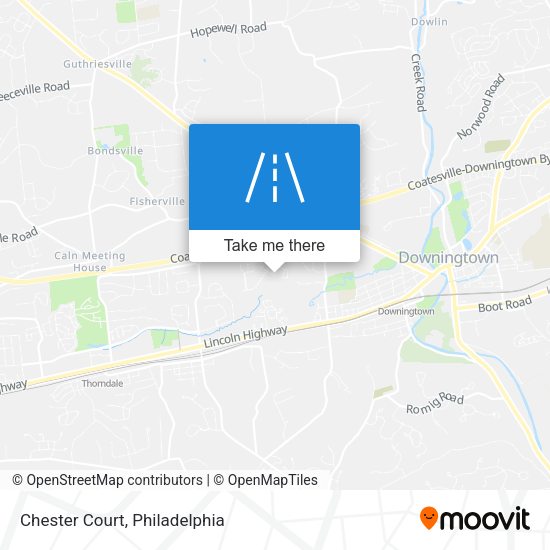Mapa de Chester Court