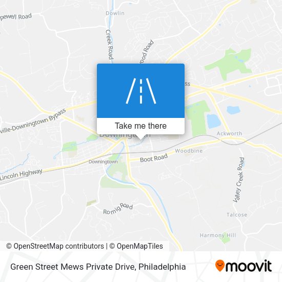 Green Street Mews Private Drive map