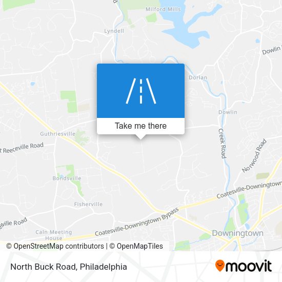North Buck Road map