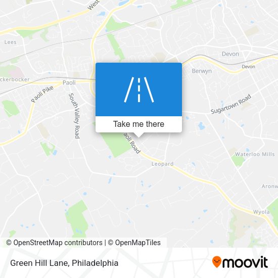 Mapa de Green Hill Lane