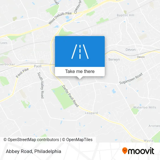 Mapa de Abbey Road