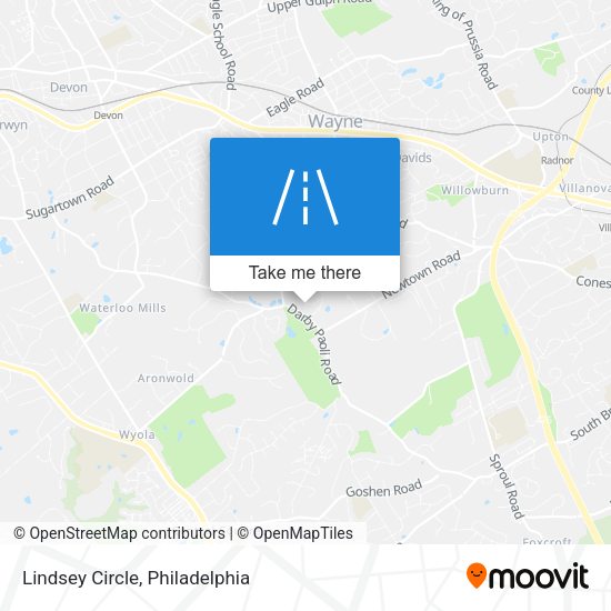 Lindsey Circle map