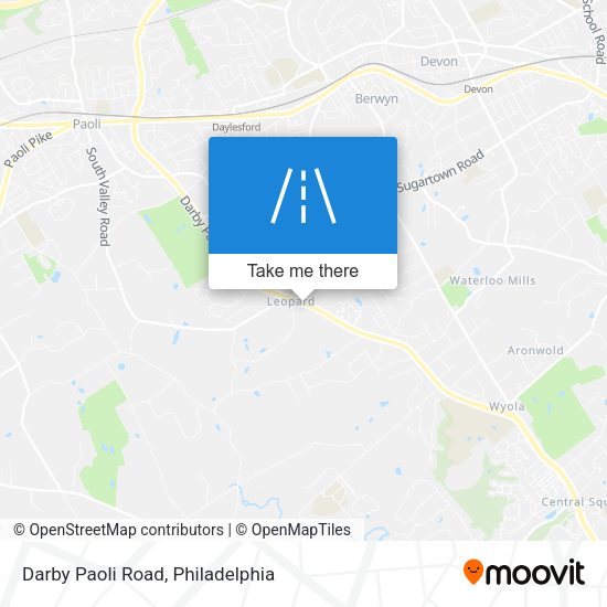 Mapa de Darby Paoli Road