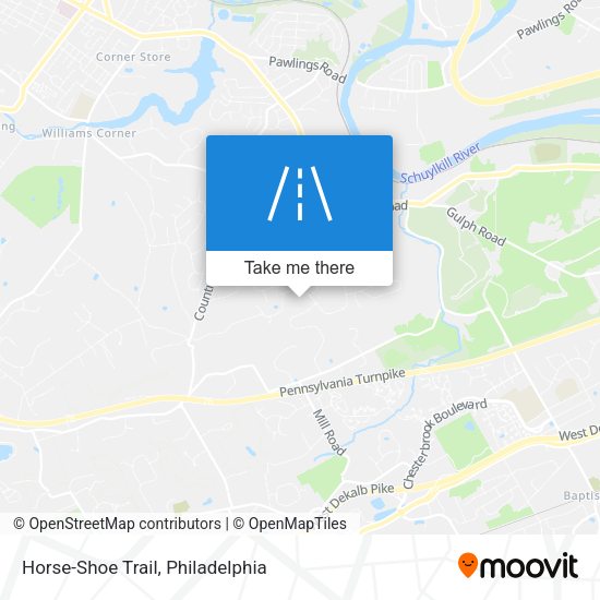 Mapa de Horse-Shoe Trail