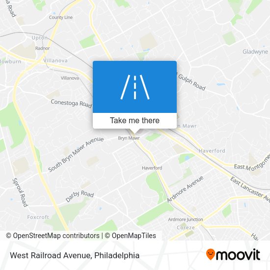 West Railroad Avenue map