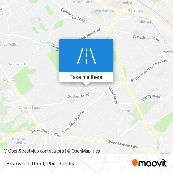 Briarwood Road map