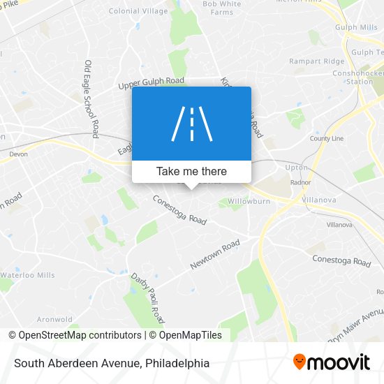 Mapa de South Aberdeen Avenue