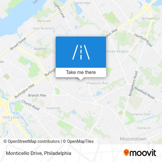 Monticello Drive map