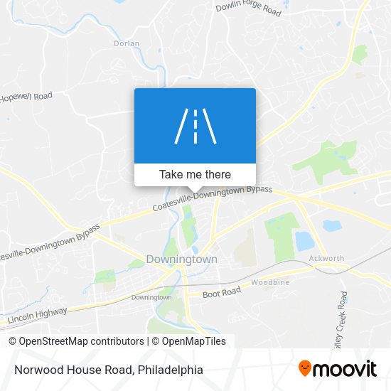 Norwood House Road map