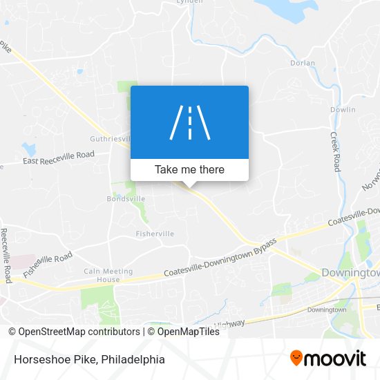 Mapa de Horseshoe Pike