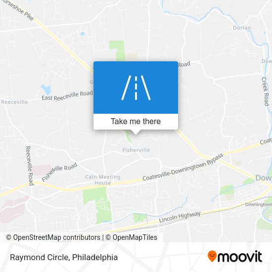 Raymond Circle map