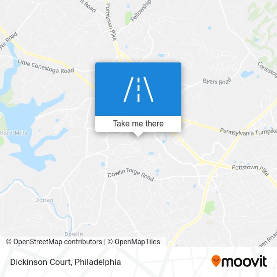 Dickinson Court map
