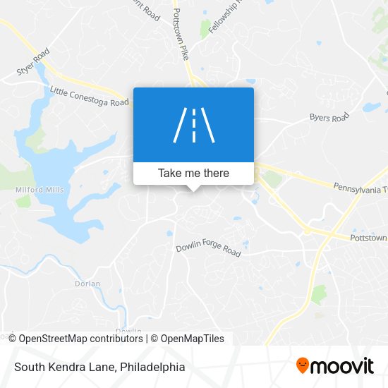 South Kendra Lane map