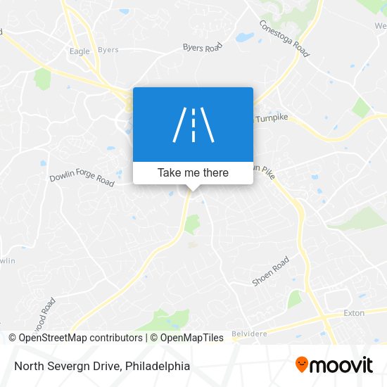 North Severgn Drive map
