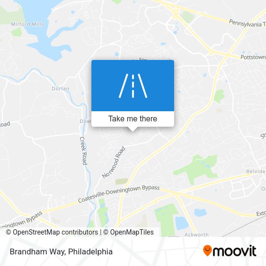 Mapa de Brandham Way