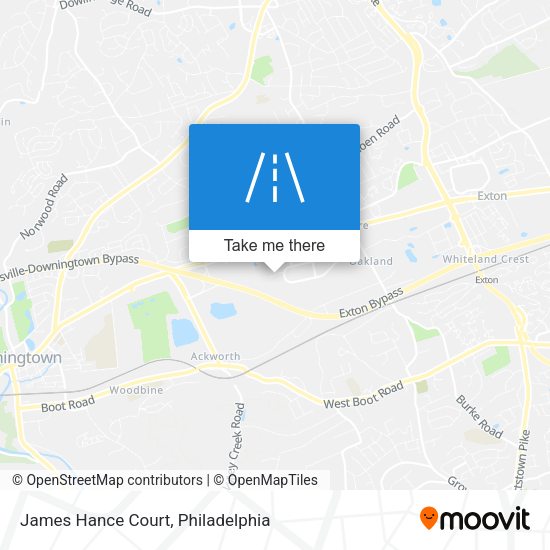 James Hance Court map