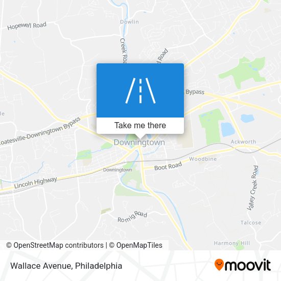 Mapa de Wallace Avenue
