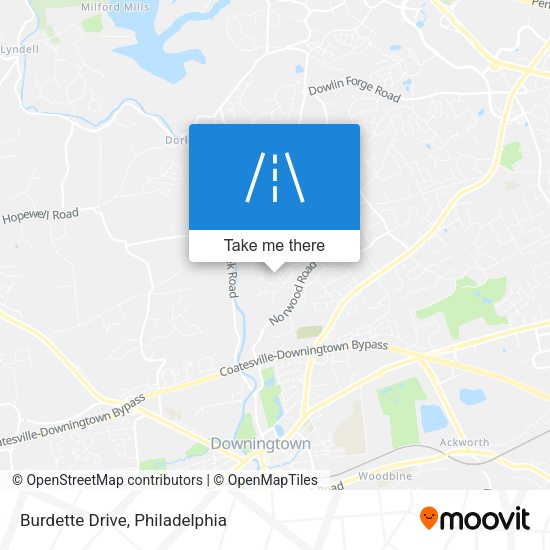 Burdette Drive map