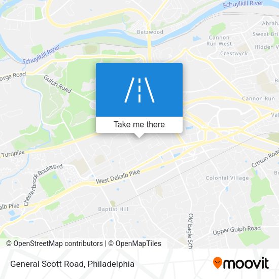 General Scott Road map