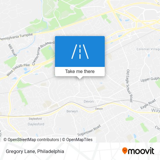 Mapa de Gregory Lane