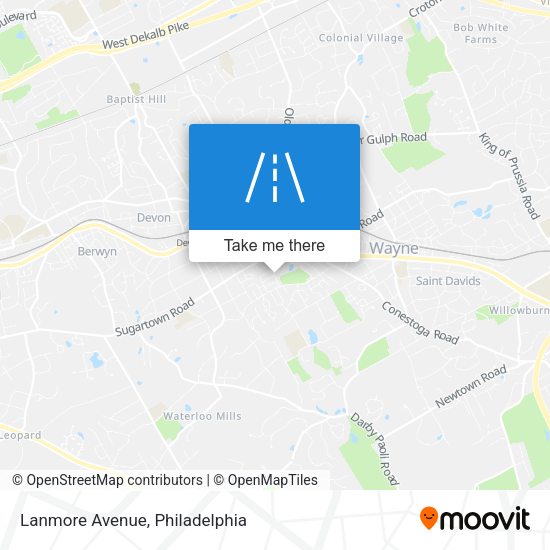 Mapa de Lanmore Avenue