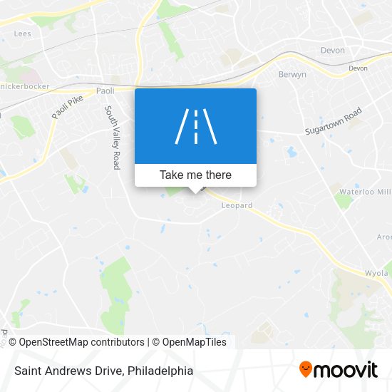 Saint Andrews Drive map