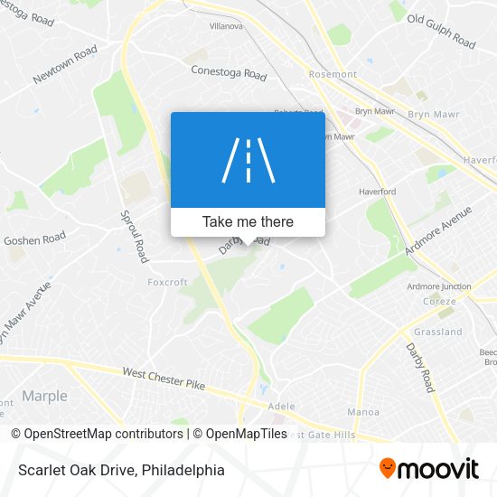 Scarlet Oak Drive map