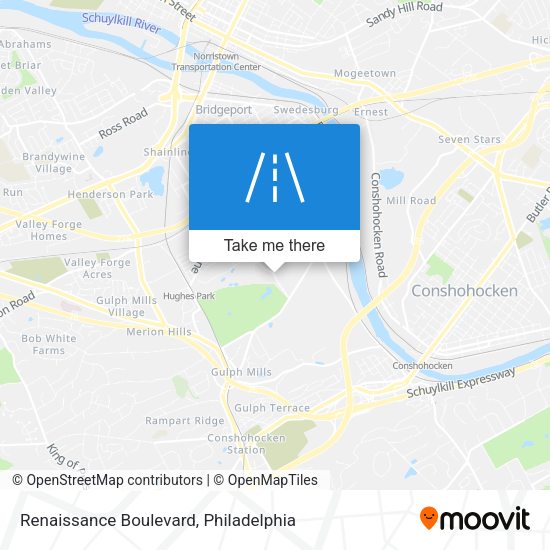 Renaissance Boulevard map
