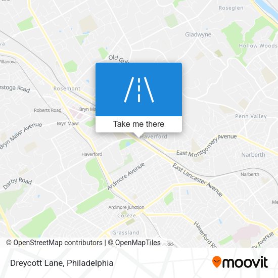 Mapa de Dreycott Lane