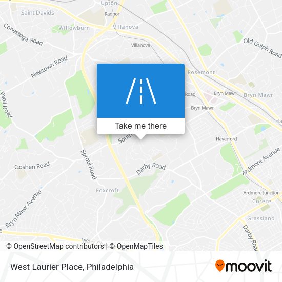 West Laurier Place map