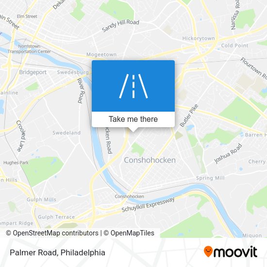 Mapa de Palmer Road