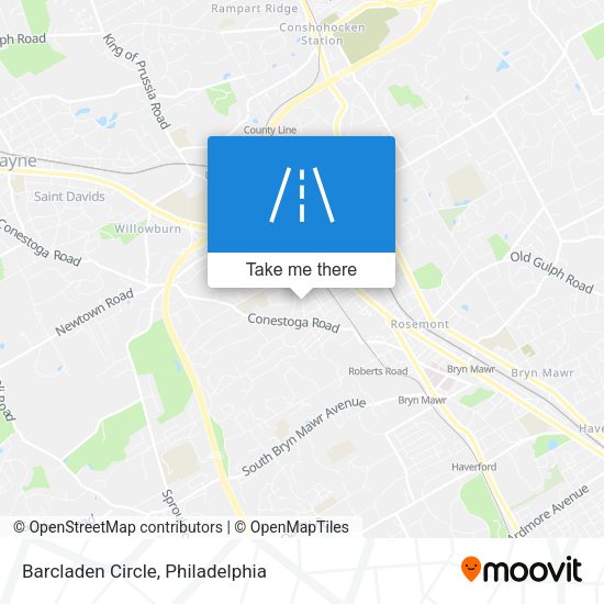 Mapa de Barcladen Circle