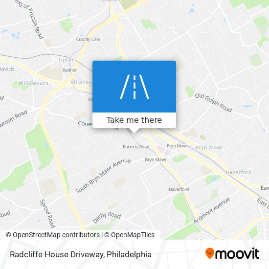 Radcliffe House Driveway map