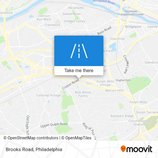Brooks Road map