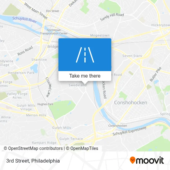 3rd Street map