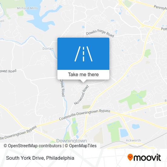 Mapa de South York Drive