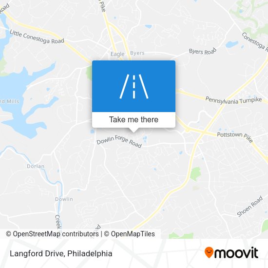 Langford Drive map